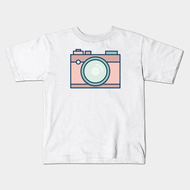Camera Kids T-Shirt by _danielita